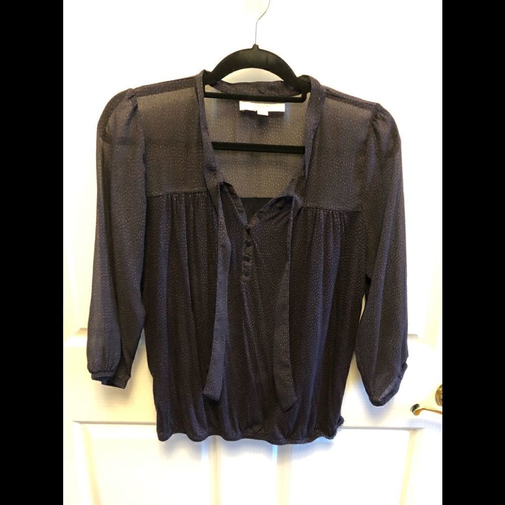 Loft sheer blouse 
